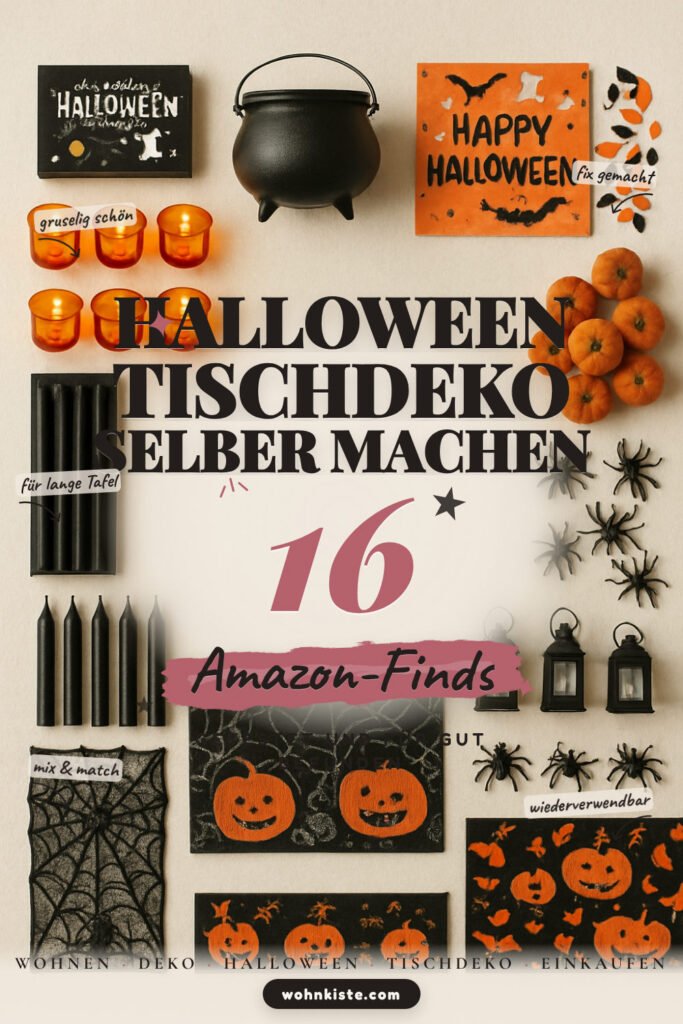 Halloween Tischdeko selber machen: 16 Amazon-Finds, fix gedeckt