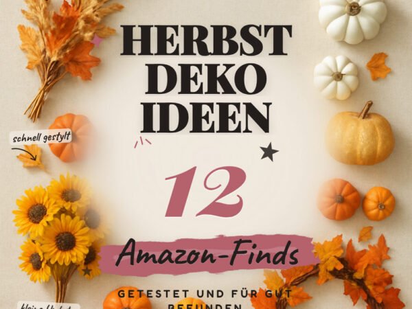 Herbst Deko-Ideen: 12 Amazon-Finds, warm & gemütlich