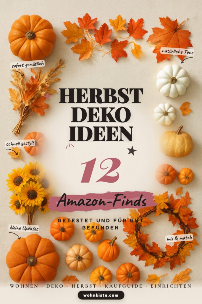Herbst Deko-Ideen: 12 Amazon-Finds, warm & gemütlich