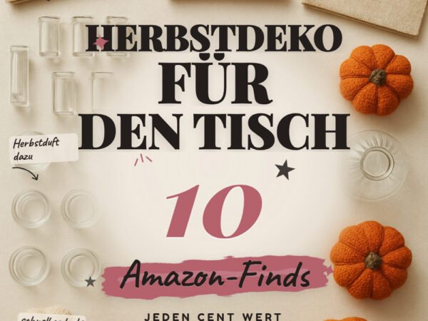 Herbstdeko für den Tisch: 10 Amazon-Finds, schnell gemütlich
