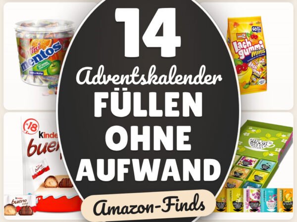Adventskalender füllen ohne Aufwand: 14 Amazon-Finds, fix & hübsch