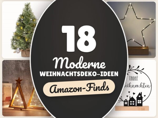 Moderne Weihnachtsdeko-Ideen: 18 Amazon-Finds, schnell gestylt