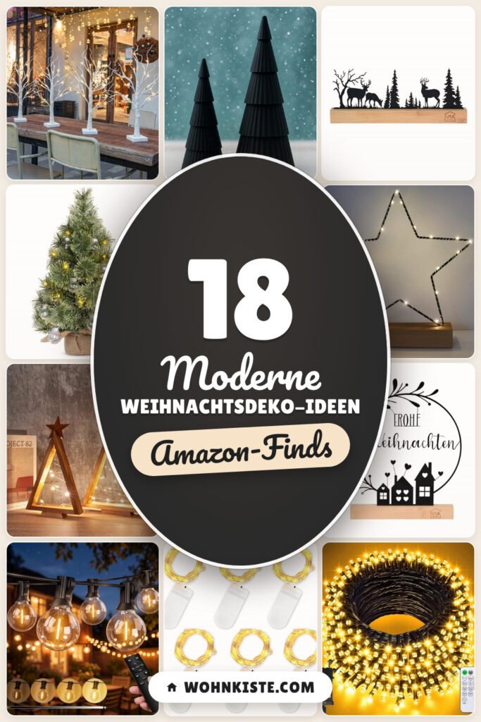 Moderne Weihnachtsdeko-Ideen: 18 Amazon-Finds, schnell gestylt