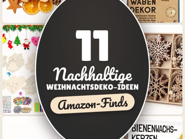 Nachhaltige Weihnachtsdeko-Ideen: 11 Amazon-Finds, plastikfrei