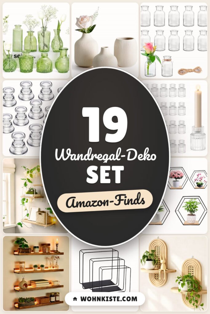 Wandregal-Deko Set: 19 Amazon-Finds, sofort stimmig dekorieren