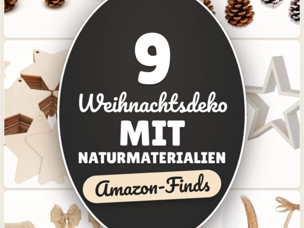 Weihnachtsdeko mit Naturmaterialien: 9 Amazon-Finds