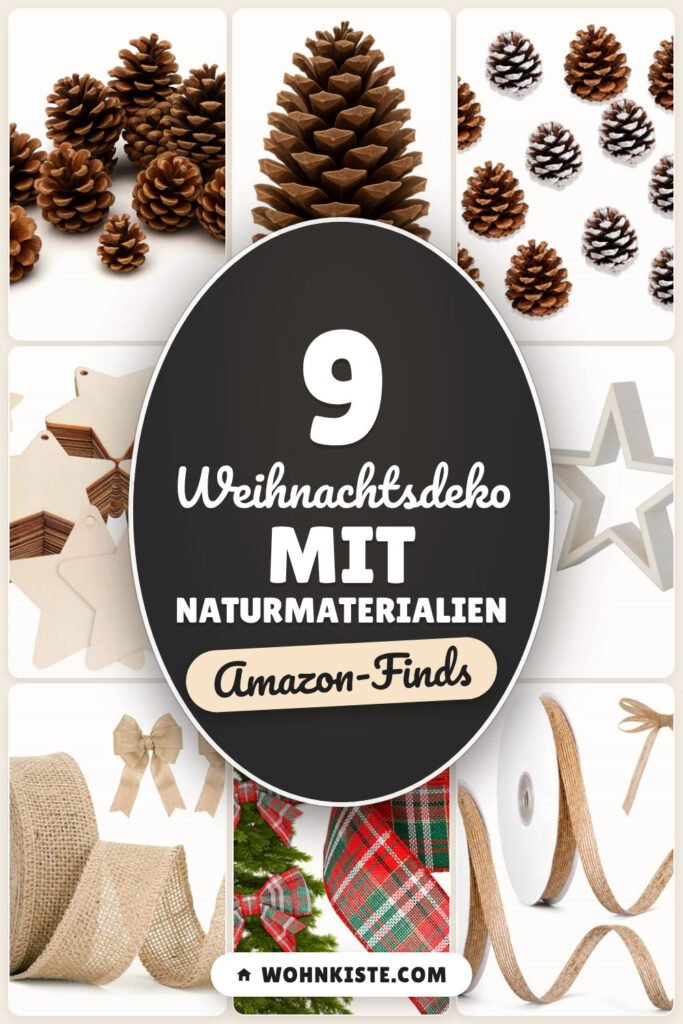 Weihnachtsdeko mit Naturmaterialien: 9 Amazon-Finds