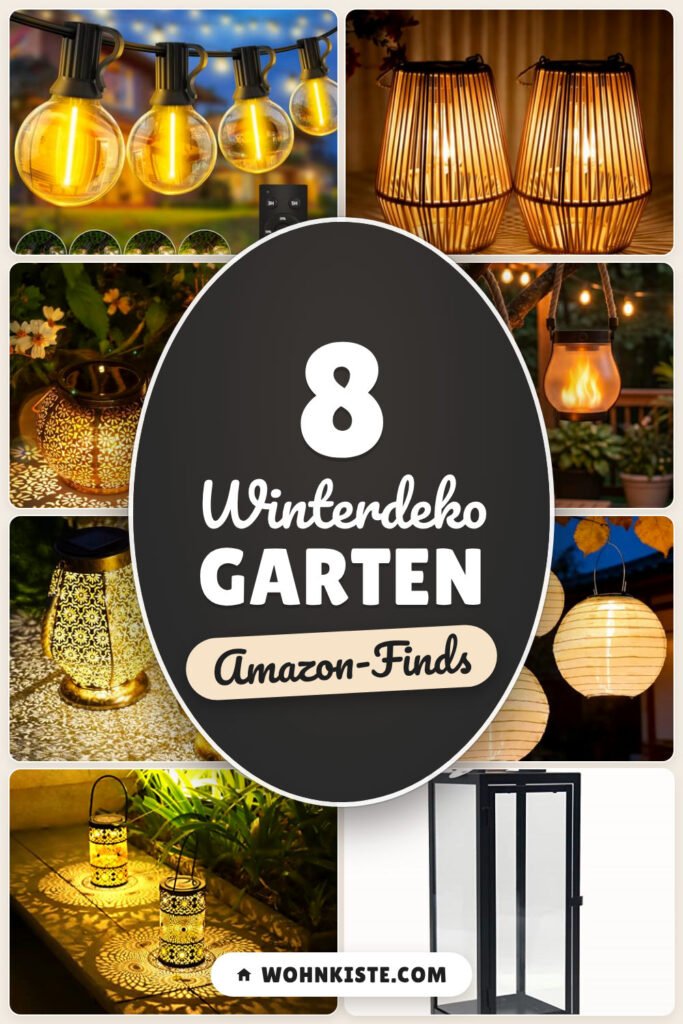 Winterdeko Garten: 8 Amazon-Finds, wetterfest & warm leuchtend