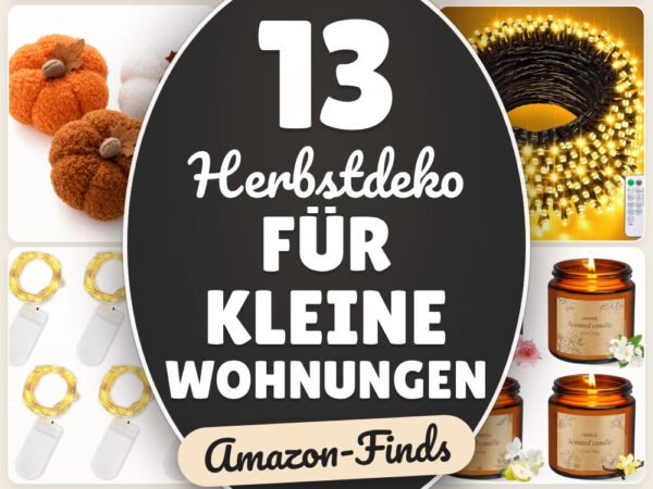 Herbstdeko für kleine Wohnungen: 13 Amazon-Finds, sofort gemütlich