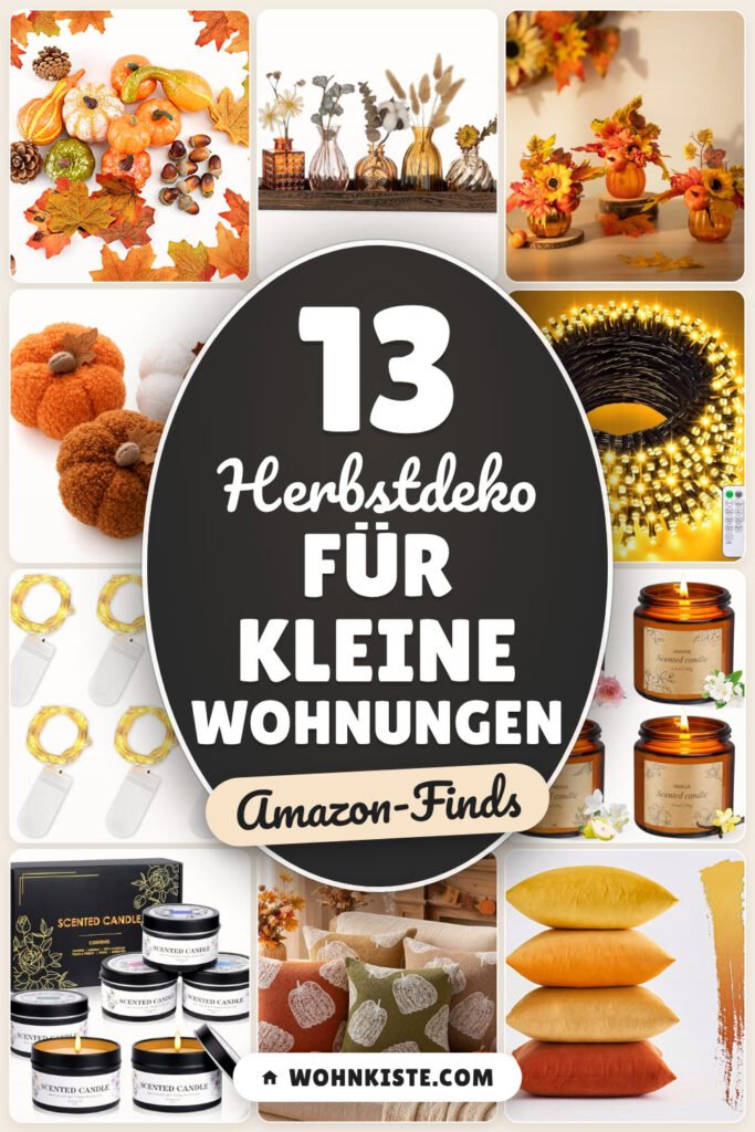 Herbstdeko für kleine Wohnungen: 13 Amazon-Finds, sofort gemütlich