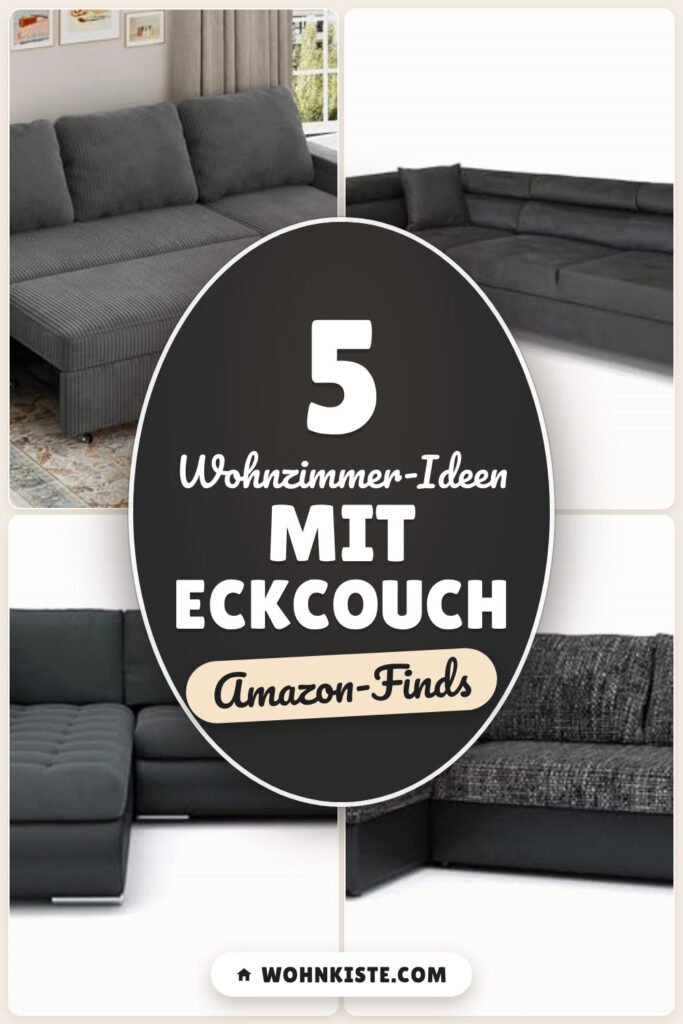 Wohnzimmer-Ideen mit Eckcouch: 5 Amazon-Finds, mit Stauraum
