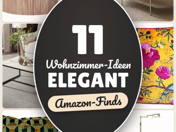 Wohnzimmer-Ideen elegant: 11 Amazon-Finds, schnell stilvoll
