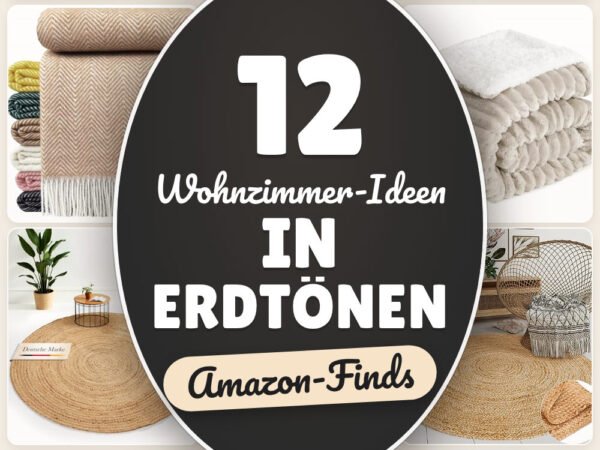 Wohnzimmer-Ideen in Erdtönen: 12 Amazon-Finds, warm & ruhig