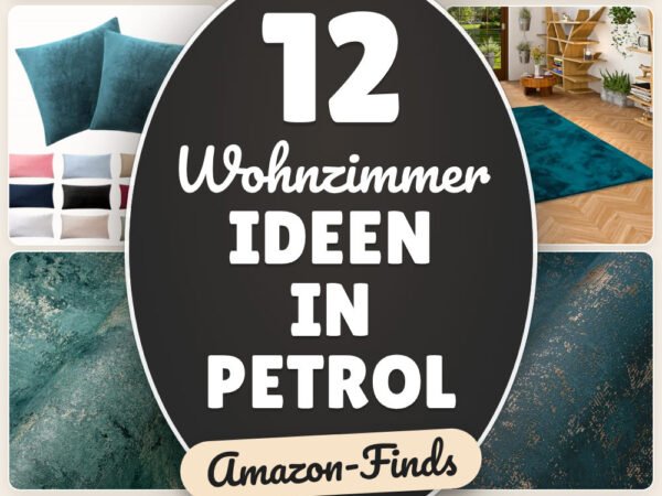 Wohnzimmer Ideen in Petrol: 12 Amazon-Finds, gemütlich & modern