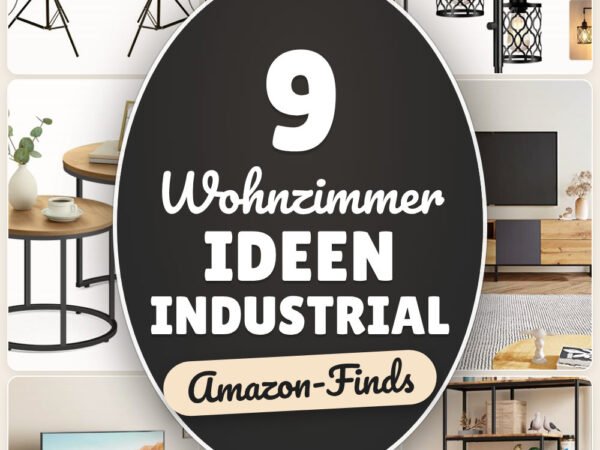Wohnzimmer Ideen Industrial: 9 Amazon-Finds, Loft-Feeling