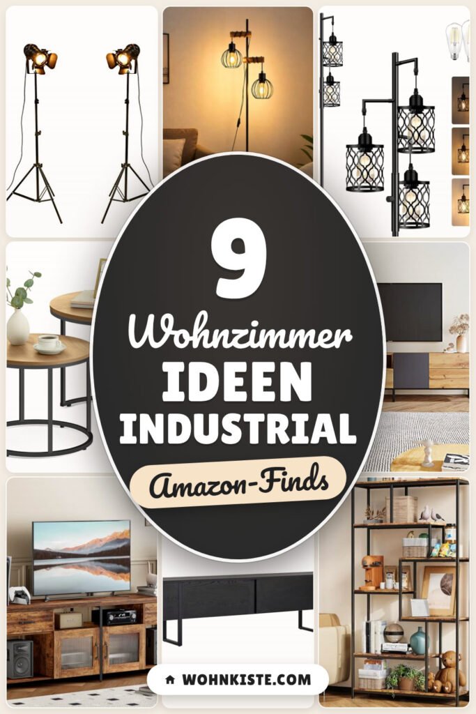 Wohnzimmer Ideen Industrial: 9 Amazon-Finds, Loft-Feeling
