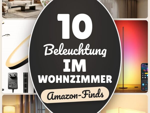 Beleuchtung im Wohnzimmer: 10 Amazon-Finds, schnell gemütlich