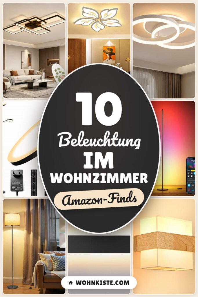 Beleuchtung im Wohnzimmer: 10 Amazon-Finds, schnell gemütlich