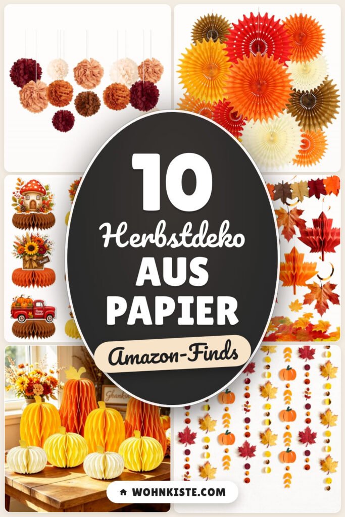 Herbstdeko aus Papier: 10 Amazon-Finds, schnell gefaltet
