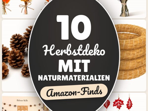 Herbstdeko mit Naturmaterialien: 10 Amazon-Finds, gemütlich
