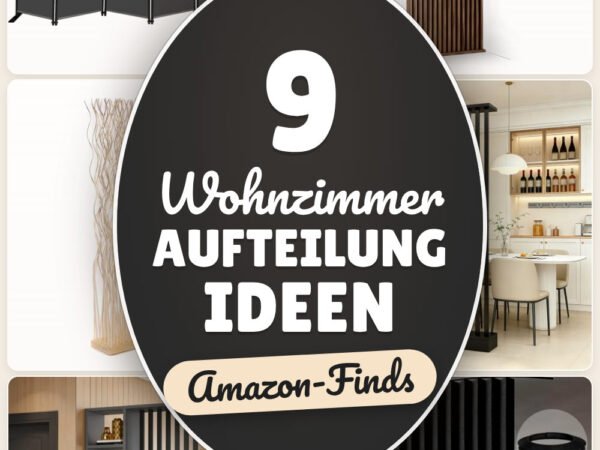 Wohnzimmer Aufteilung Ideen: 9 Amazon-Finds, Zonen klar trennen