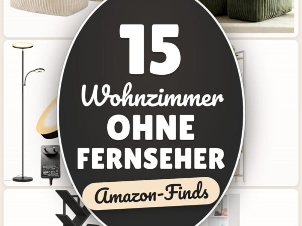 Wohnzimmer ohne Fernseher: 15 Amazon-Finds, ruhiger wohnen
