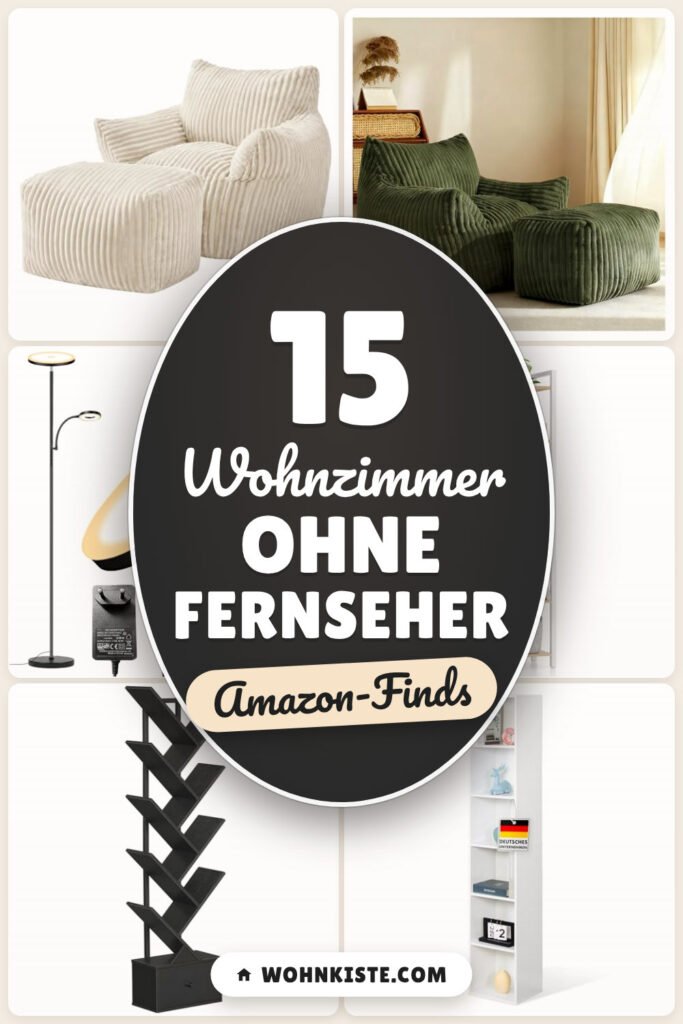 Wohnzimmer ohne Fernseher: 15 Amazon-Finds, ruhiger wohnen