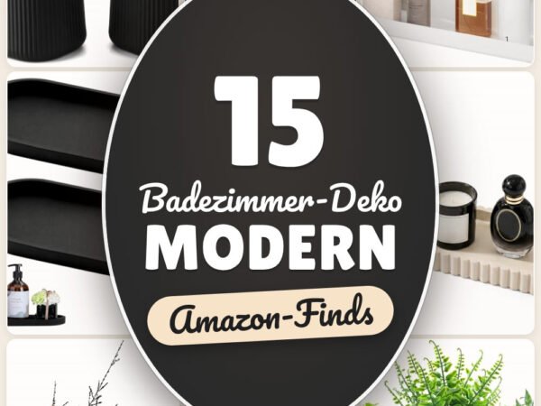Badezimmer-Deko modern: 15 Amazon-Finds, für cleanen Look