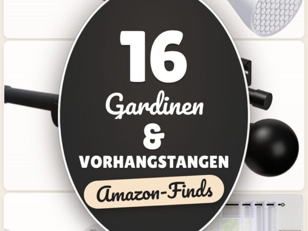 Gardinen & Vorhangstangen: 16 Amazon-Finds, schnell montiert