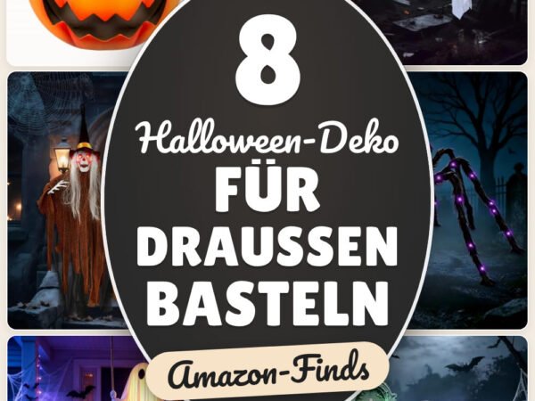 Halloween-Deko für draußen basteln: 8 Amazon-Finds, wetterfest