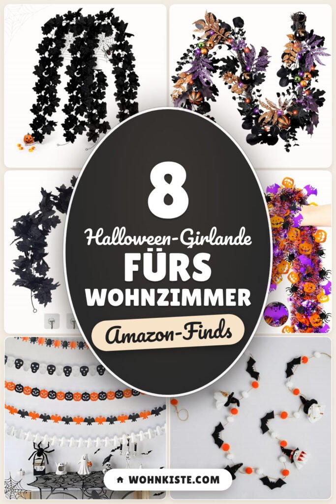 Halloween-Girlande fürs Wohnzimmer: 8 Amazon-Finds, schnell