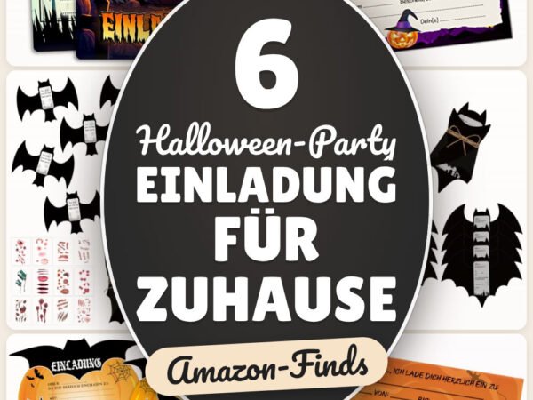 Halloween-Party Einladung für zuhause: 6 Amazon-Finds