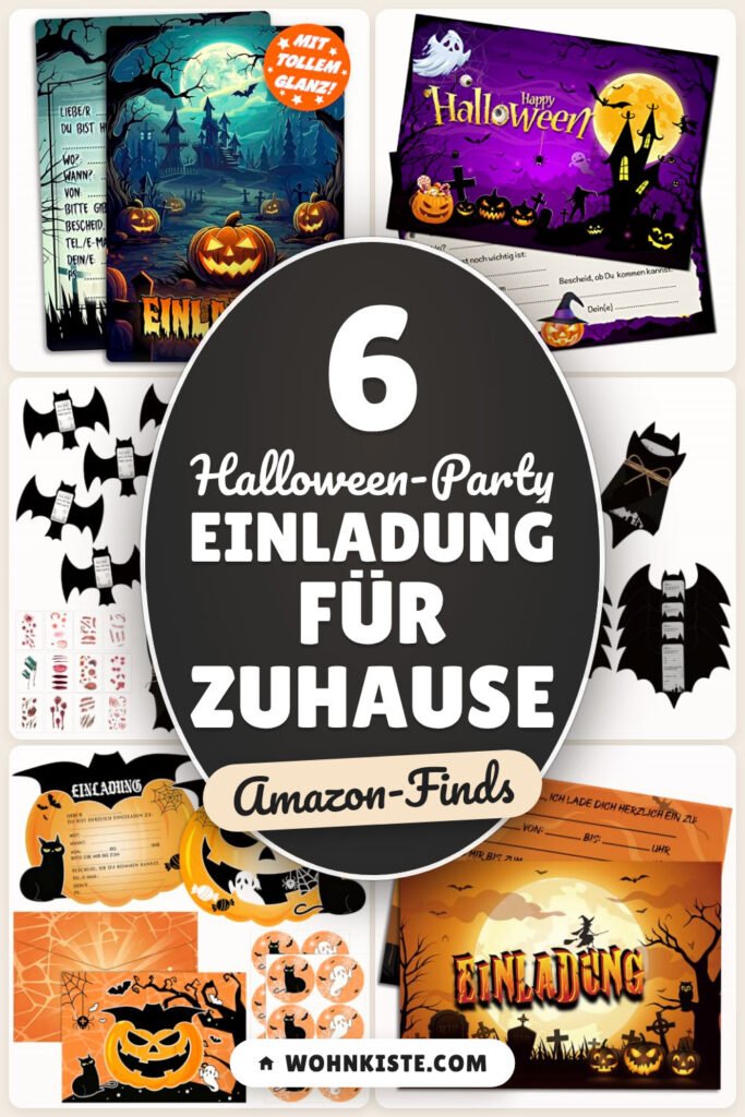 Halloween-Party Einladung für zuhause: 6 Amazon-Finds