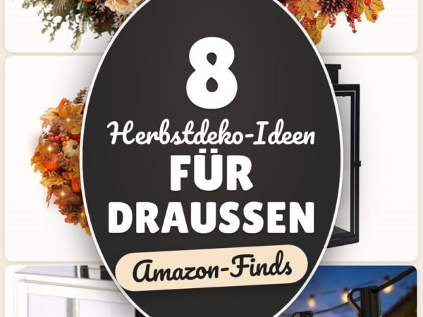 Herbstdeko-Ideen für draußen: 8 Amazon-Finds, schnell dekoriert
