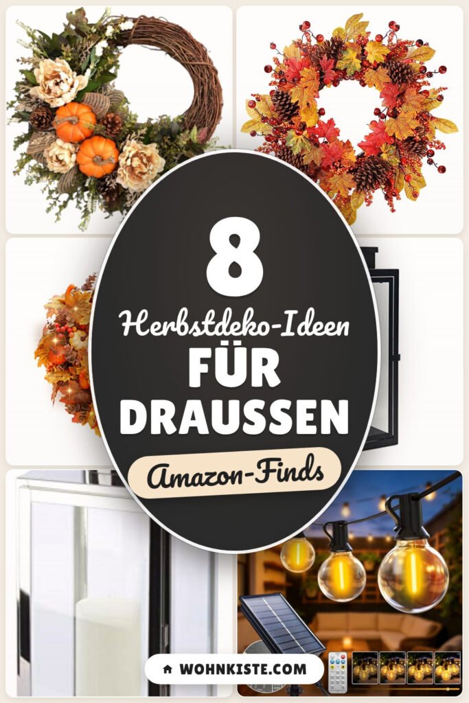 Herbstdeko-Ideen für draußen: 8 Amazon-Finds, schnell dekoriert