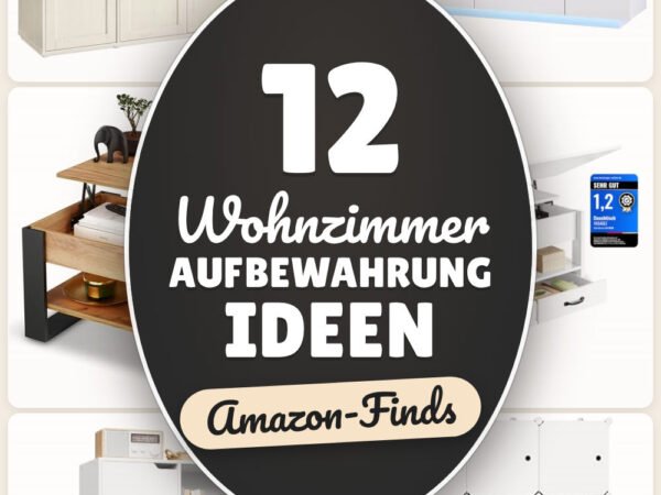 Wohnzimmer Aufbewahrung Ideen: 12 Amazon-Finds, mehr Ordnung