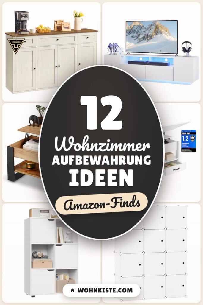 Wohnzimmer Aufbewahrung Ideen: 12 Amazon-Finds, mehr Ordnung