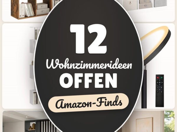 Wohnzimmerideen offen: 12 Amazon-Finds, zoniert und gemütlich