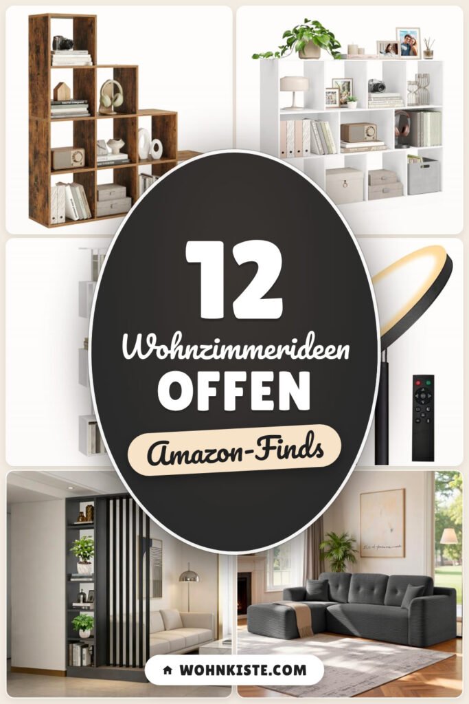 Wohnzimmerideen offen: 12 Amazon-Finds, zoniert und gemütlich