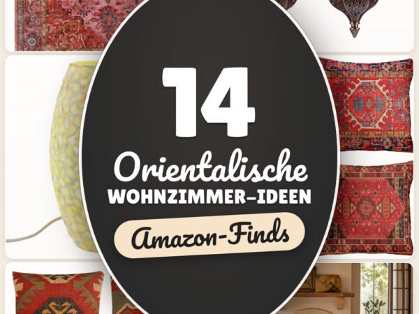Orientalische Wohnzimmer-Ideen: 14 Amazon-Finds, warm und gemütlich