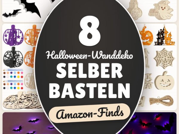 Halloween-Wanddeko selber basteln: 8 Amazon-Finds, fix gemacht