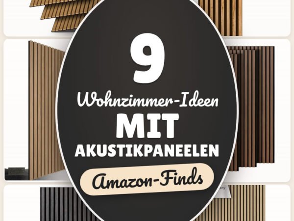 Wohnzimmer-Ideen mit Akustikpaneelen: 9 Amazon-Finds, leiser&modern