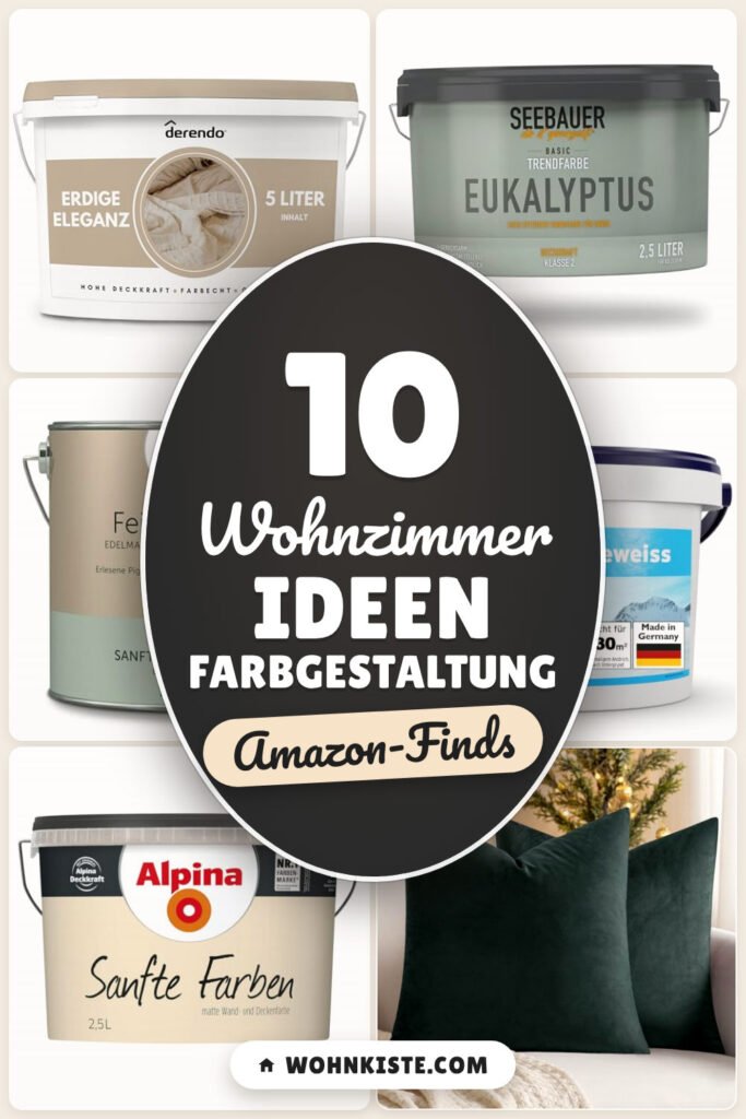 Wohnzimmer Ideen Farbgestaltung: 10 Amazon-Finds, ruhige Akzente