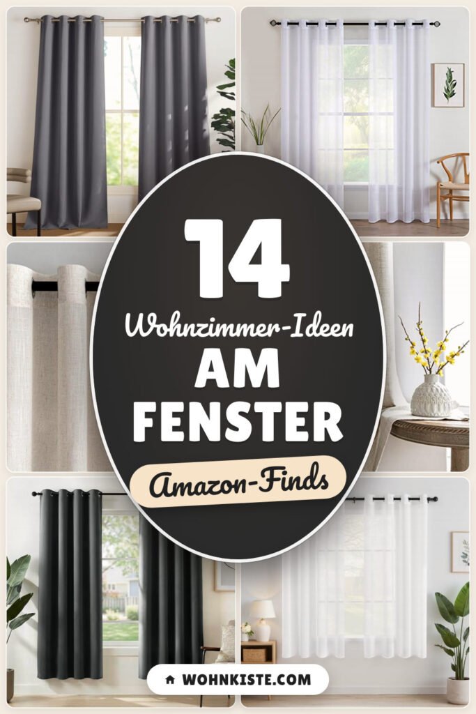 Wohnzimmer-Ideen am Fenster: 14 Amazon-Finds, Licht & Sichtschutz