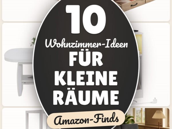 Wohnzimmer-Ideen für kleine Räume: 10 Amazon-Finds, mehr Stauraum