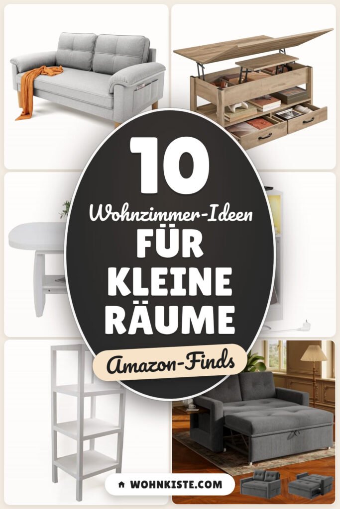 Wohnzimmer-Ideen für kleine Räume: 10 Amazon-Finds, mehr Stauraum