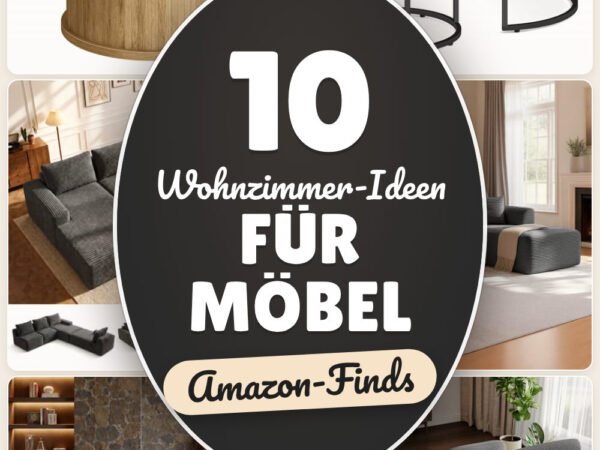 Wohnzimmer-Ideen für Möbel: 10 Amazon-Finds, sofort wohnlich