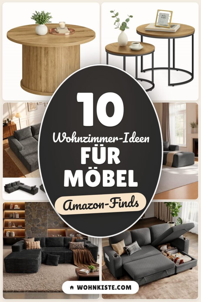 Wohnzimmer-Ideen für Möbel: 10 Amazon-Finds, sofort wohnlich