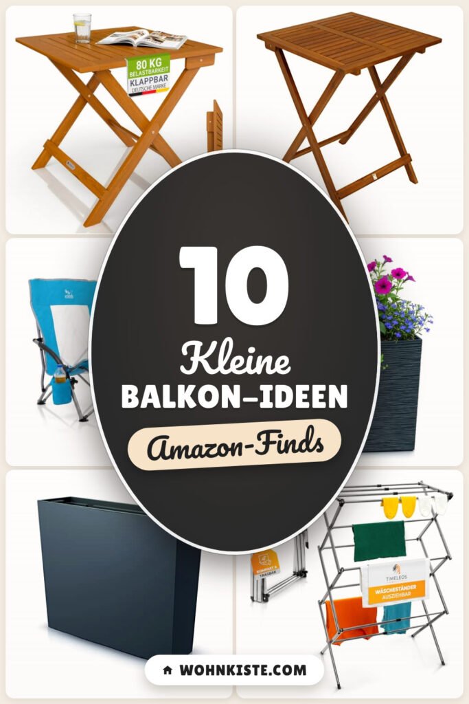 Kleine Balkon-Ideen: 10 Amazon-Finds, mehr Platz & Gemütlichkeit
