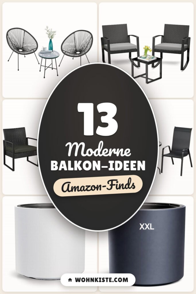 Moderne Balkon-Ideen: 13 Amazon-Finds, schnell umgesetzt